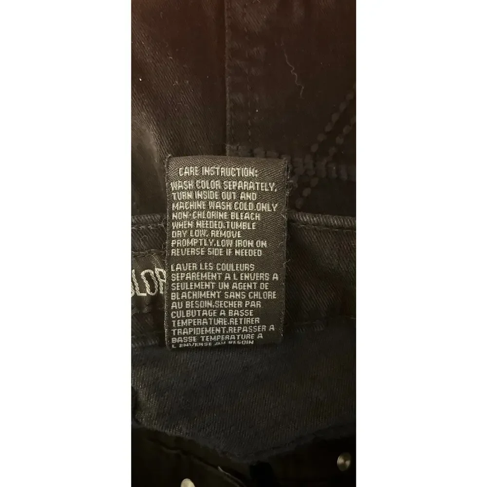 Urban Color Straight Fit Black Jeans - Size 30 x 30 - NEW